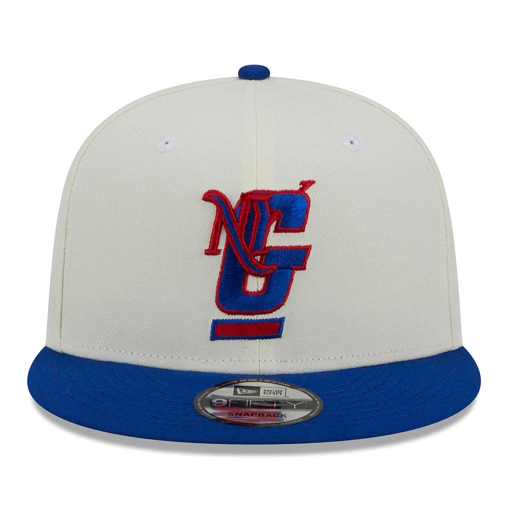 Casquette Snapback New Era crème/royale New York Giants City Originals 9FIFTY pour homme