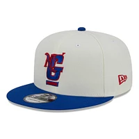 Men's New Era Cream/Royal New York Giants City Originals 9FIFTY Snapback Hat