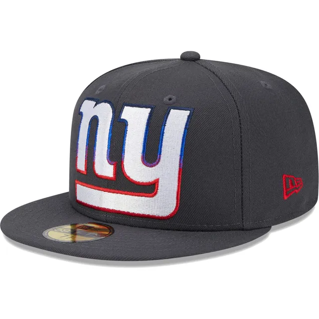 New York Giants New Era Color Dim Wordmark 59FIFTY Fitted Hat - Black