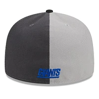 Men's New Era  Gray/Black York Giants 2023 Sideline 59FIFTY Fitted Hat