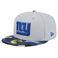 Casquette ajustée 59FIFTY Active Camo New York Giants Era pour homme, grise