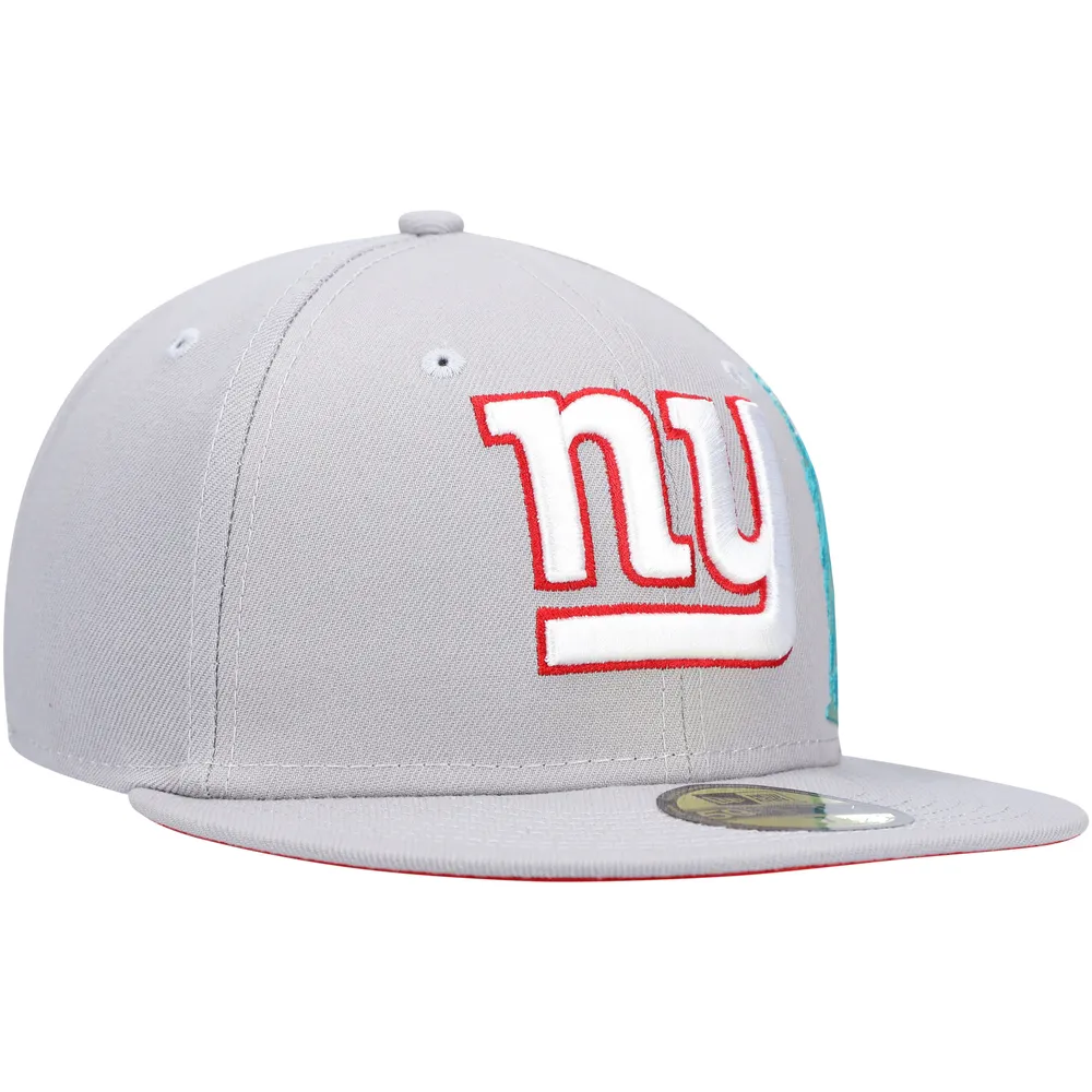 Men's New Era Gray York Giants City Describe 59FIFTY Fitted Hat