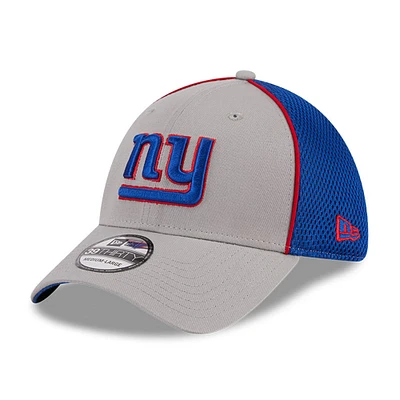 Casquette flexible New Era York Giants Pipe 39THIRTY pour hommes