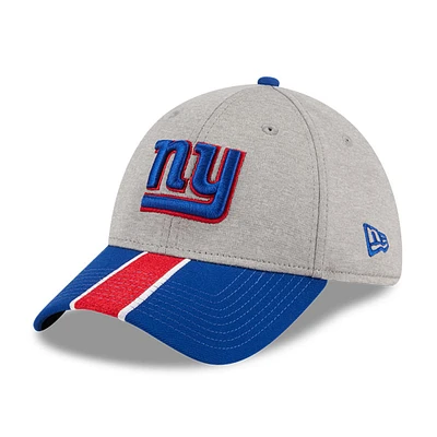 Casquette flexible 39THIRTY rayée gris chiné/royal New York Giants Era pour hommes