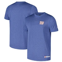 T-shirt du camp d'entraînement NFL 2024 New Era Heather Royal York Giants pour homme