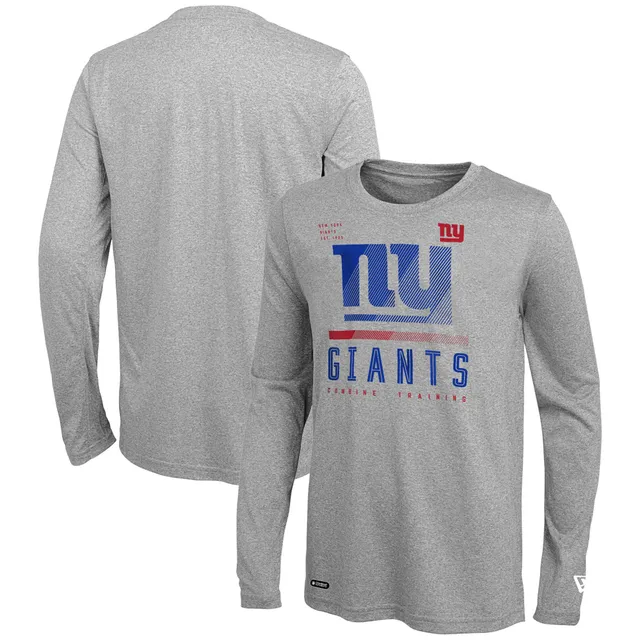 Vineyard Vines Heathered Grey New York Giants Every Day Should Feel This  Good Long Sleeve T-shirt In Heather Grey