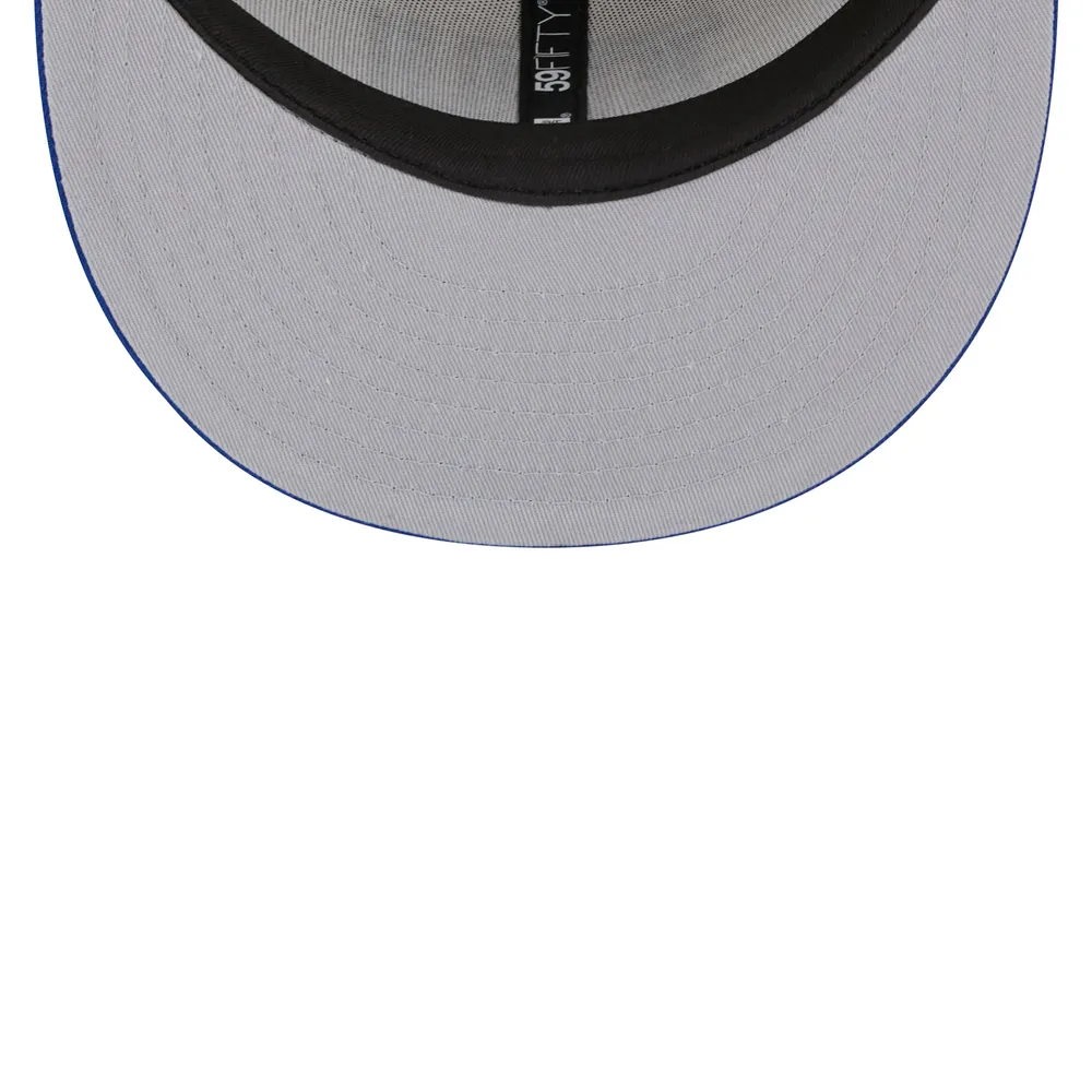 Casquette ajustée 59FIFTY pour homme New Era Kaki/Royal York Giants Super Bowl Champions Patch