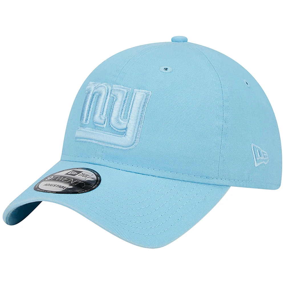 Casquette réglable New Era New York Giants Core Classic 2.0 Brights 9TWENTY bleu clair pour homme