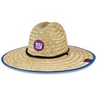 Men's New Era Natural New York Giants NFL Training Camp Official Straw Lifeguard Hat