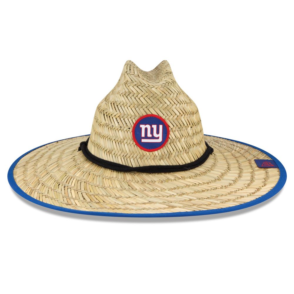 Men's New Era Natural New York Giants NFL Training Camp Official Straw Lifeguard Hat