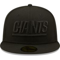 Men's New Era York Giants Black on Alternate Logo 59FIFTY Fitted Hat