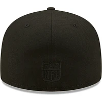 Casquette ajustée 59FIFTY New Era pour homme York Giants noir sur avec logo alternatif