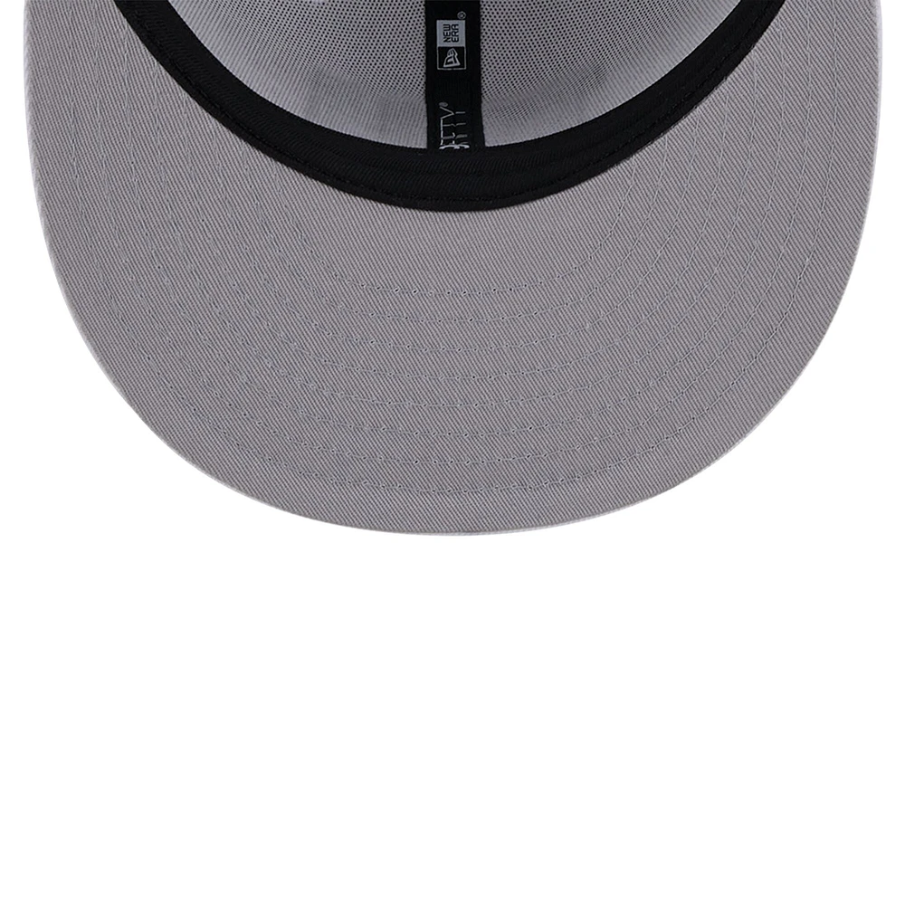 Men's New Era New York Giants Main White on White 9FIFTY Snapback Hat