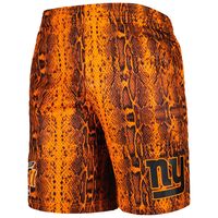 Men's New Era Orange York Giants Summer Pop Shorts