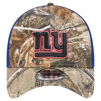 Casquette New Era Realtree Camo/Royal York Giants Active 39THIRTY Flex pour homme