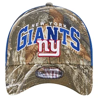 Men's New Era Realtree Camo/Royal New York Giants Active Camo 9FORTY A-Frame Adjustable Hat