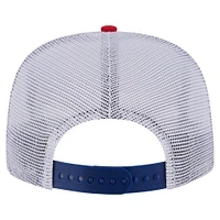 Men's New Era Red/Royal New York Giants Throwback Dye Golfer Snapback Hat