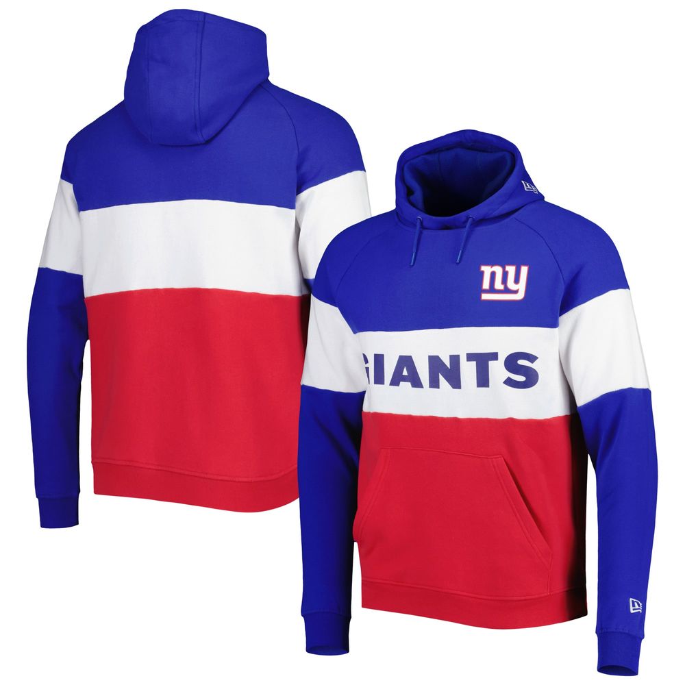 New Era Men's New Era Red York Giants Colorblock Current Pullover