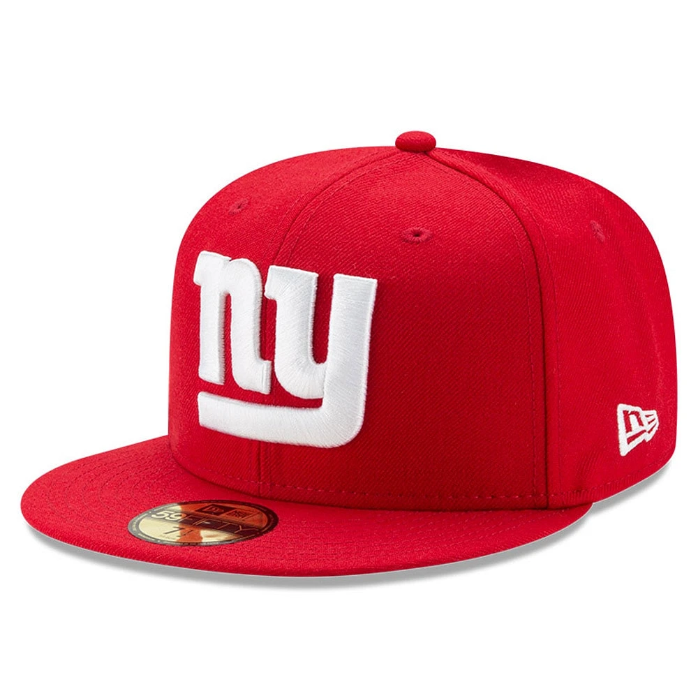 Casquette ajustée New Era York Giants Omaha 59FIFTY rouge pour homme