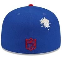 Men's New Era Royal/Red York Giants NFL x Staple Collection 59FIFTY Fitted Hat