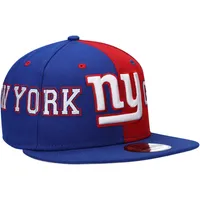 Men's New Era Royal/Red New York Giants Team Split 9FIFTY Snapback Hat