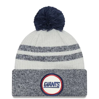 New York Giants New Era Youth Social Justice Cuffed Knit Hat - Black