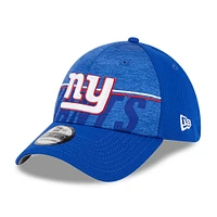 Casquette New Era Royal York Giants 2023 NFL Training Camp 39THIRTY Flex Fit pour homme