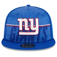 Casquette ajustée New Era Royal York Giants 2023 NFL Training Camp 59FIFTY pour homme