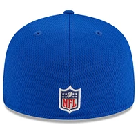 Men's New Era Royal York Giants 2023 NFL Training Camp 59FIFTY Fitted Hat