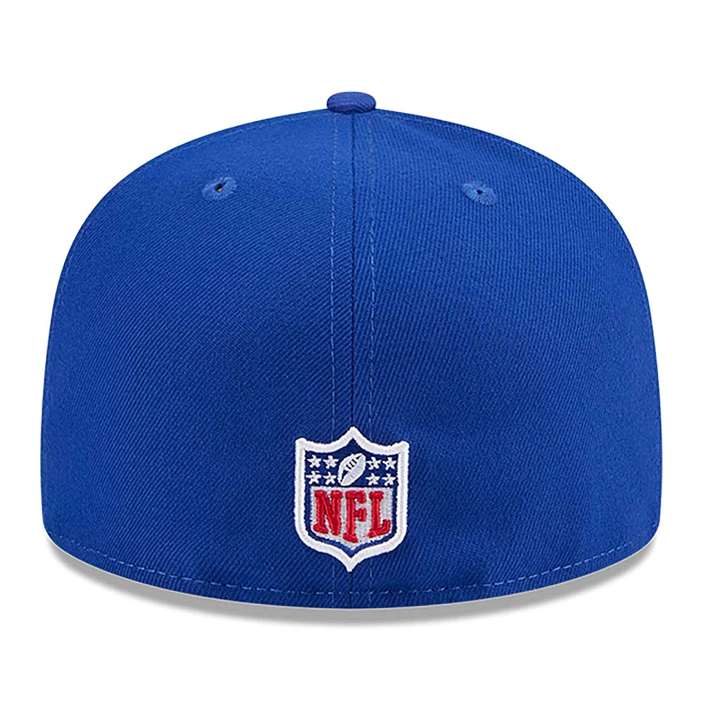 Men's New Era  Royal York Giants 2024 NFL Draft 59FIFTY Fitted Hat