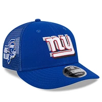 Men's New Era  Royal New York Giants 2024 NFL Draft Low Profile Trucker 9FIFTY Adjustable Hat