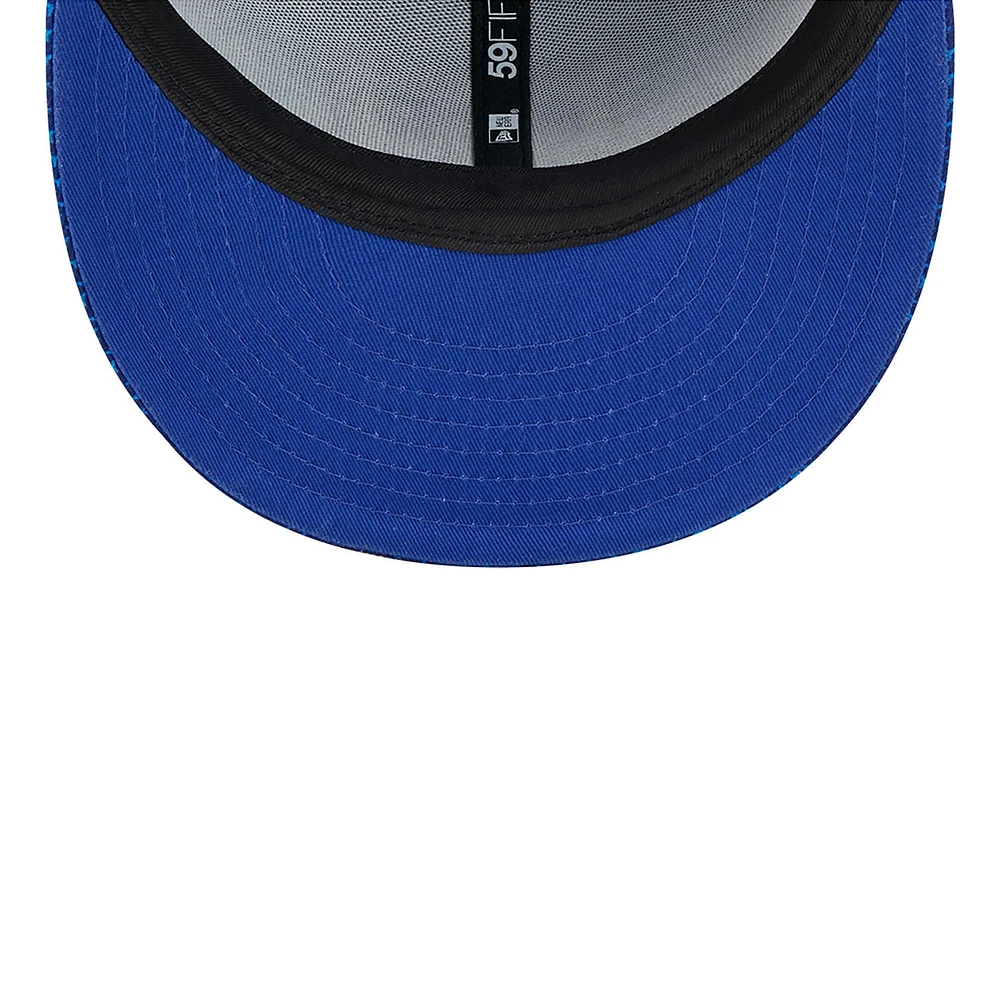 Casquette ajustée 59FIFTY New Era Royal York Giants 2024 Sideline pour homme