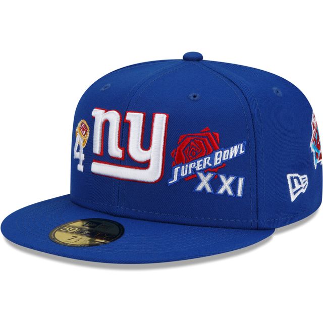 Men's New Era Royal York Giants Bandana 59FIFTY Fitted Hat