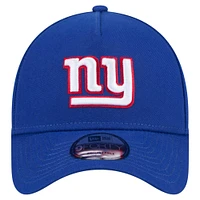 Men's New Era  Royal New York Giants A-Frame 9FORTY Adjustable Hat