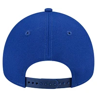 Men's New Era  Royal New York Giants A-Frame 9FORTY Adjustable Hat