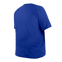 Men's New Era  Royal York Giants Big & Tall Helmet T-Shirt