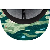 Men's New Era Royal York Giants Camo Undervisor 59FIFTY Fitted Hat