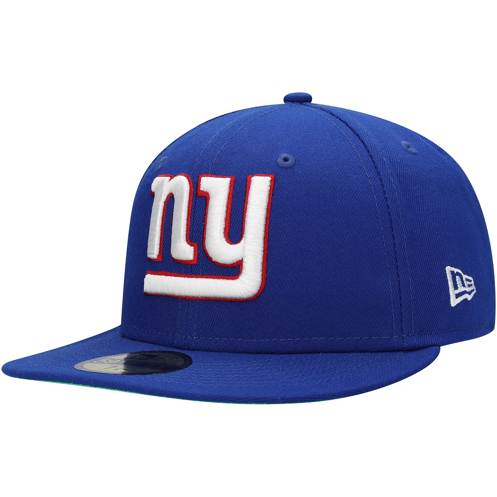 NWE GIANTS ROYAL NFL CITRUS POP 59FIFTY HATMENHIC