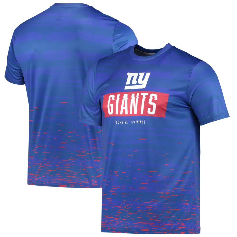 Lids New York Giants Era Combine Authentic Sweep T-Shirt - Royal