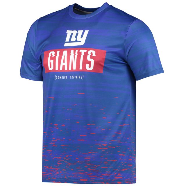 T-shirt New Era Royal York Giants Combine Authentic Sweep pour homme