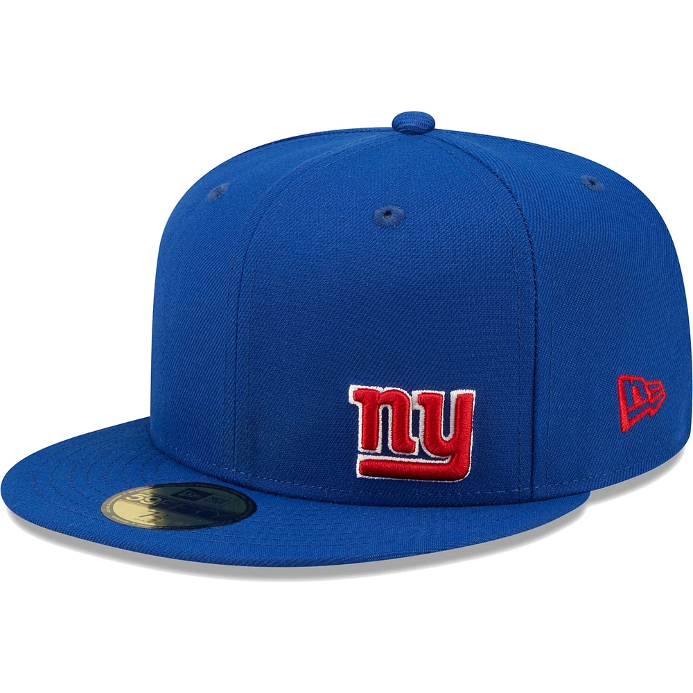 Men's New Era Royal York Giants  Flawless 59FIFTY Fitted Hat