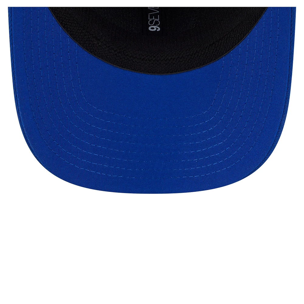 Casquette extensible à boutons-pression New Era Royal New York Giants Gameday Multi Rope 9SEVENTY pour homme