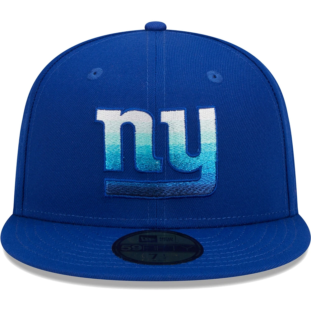 Casquette ajustée New Era Royal York Giants 59FIFTY pour homme