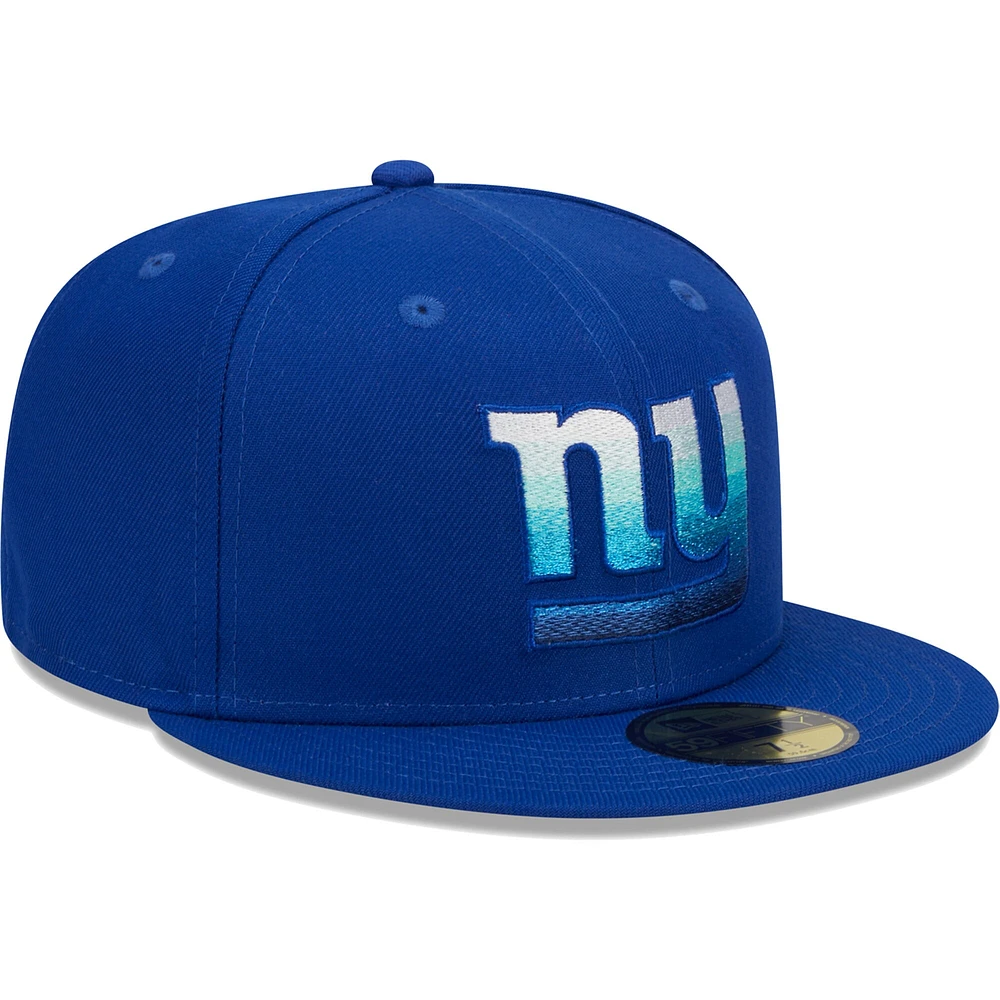 Casquette ajustée New Era Royal York Giants 59FIFTY pour homme