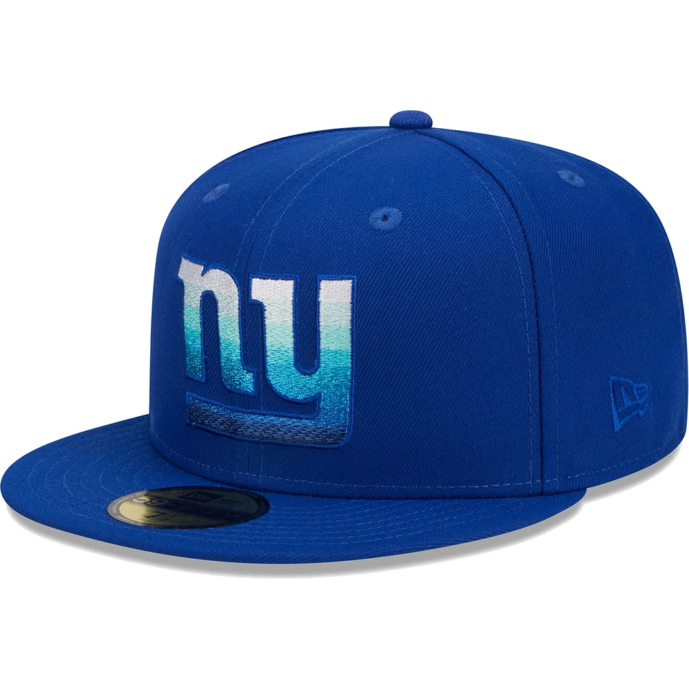 Men's New Era Royal York Giants Gradient 59FIFTY Fitted Hat