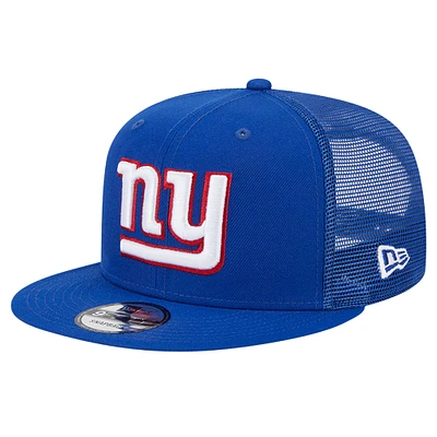 Casquette Snapback 9FIFTY Main Trucker des Royal New York Giants New Era pour homme