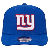 Men's New Era Royal New York Giants Main Trucker 9SEVENTY Stretch-Snap Hat
