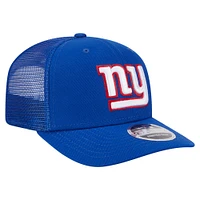 Men's New Era Royal New York Giants Main Trucker 9SEVENTY Stretch-Snap Hat