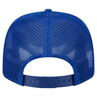 Men's New Era Royal New York Giants Main Trucker 9SEVENTY Stretch-Snap Hat