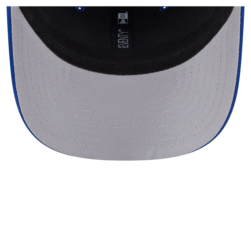 Men's New Era Royal New York Giants Main Trucker 9SEVENTY Stretch-Snap Hat